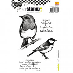 Carabella Cling Stamps - A Toto Pajaro