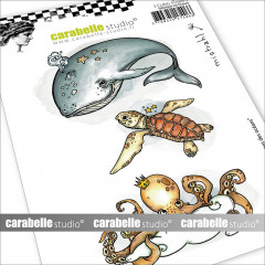 Carabelle Cling Stamps - Gardiennes Des Océans
