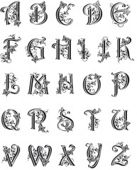 Clear Stamps - Alphabet groß