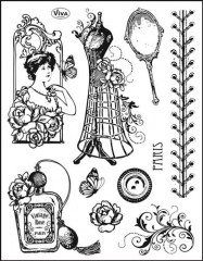Clear Stamps - Paris Couture