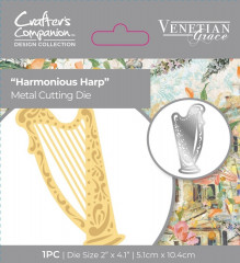 Metal Cutting Die - Natures Garden - Venetian Grace - Harmonious Harp