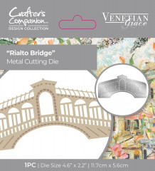 Metal Cutting Die - Natures Garden - Venetian Grace - Rialto Bridge