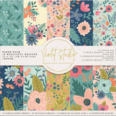 Violet Studio Florals 12x12 Paper Pad