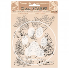 Stamperia Clear Stamps - Romantic Home for the holidays snowflak