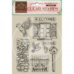 Stamperia Clear Stamps - Create Happiness Welcome Home Birds