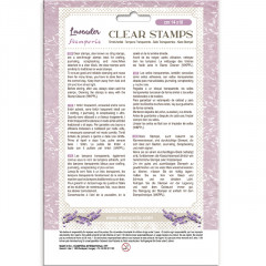 Stamperia Clear Stamps - Lavender