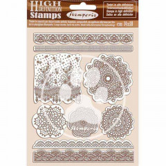 Cling Stamps - Passion Lace