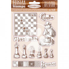 Cling Stamps - Alice Checkmate