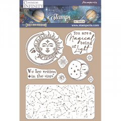 Cling Stamps - Cosmos Infinity sun and moon