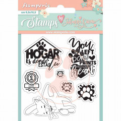 Clear Stamps - Circle of Love Cat and Labels