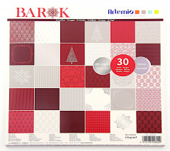 Artemio Barok rot 12x12 Paper Pad