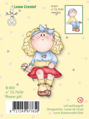 LeCrea Clear Stamps - Bambini Rose Girl
