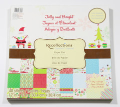 Jolly and Bright Recolletions 12x12 Paper Pad