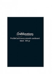 CraftEmotions ProSilkCard - Luxus glatt Karton schwarz