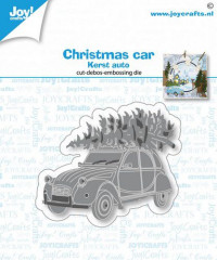 Joy Crafts Cutting Die - Auto mit Weihnachtsbaum 2