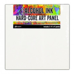 Alcohol Ink Hard Core Art Panels 4x4