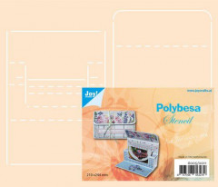 Polybesa Schablone - Umschlag für Geschenkkarte
