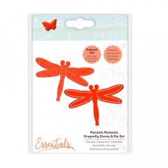Mandala Moments Essentials Stamp and Die Set - Dragonfly