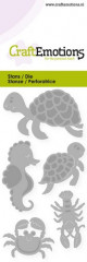 CraftEmotions Die - Schildkröte, Seepferdchen