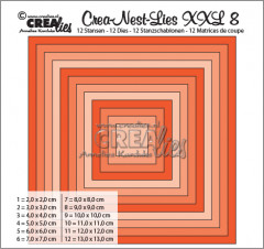 Crea-Nest-Lies XXL Stanze - Nr. 8 - Quadrat basis