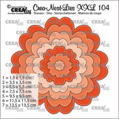 Crea-Nest-Lies XXL Stanze - Nr. 104 - Blume