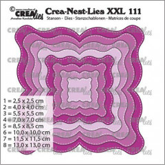 Crea-Nest-Lies XXL Stanze - Nr. 111 - Fantasie form E Stitchlini