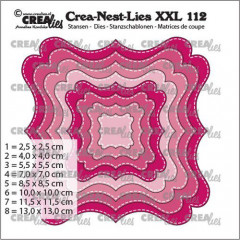 Crea-Nest-Lies XXL Stanze - Nr. 112 - Fantasie form F Stitchlini