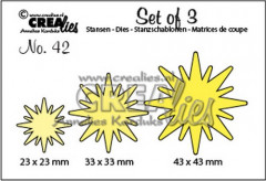 Set of 3 Stanze - Nr. 42 - Stern
