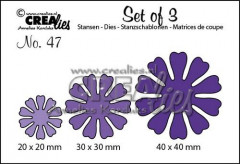 Set of 3 Stanze - Nr. 47 - Blumen 19