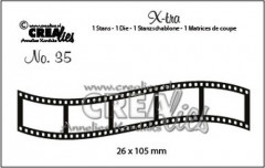 X-tra Fold Open Stanze - Nr. 35 - geschwungener Filmstreifen kle