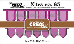 Crealies Xtra - No. 63 Banner 2x