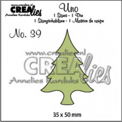 Crealies Uno - Nr. 39 - dünner Baum