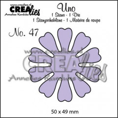 Crealies Uno - Nr. 47 - Blumen 19