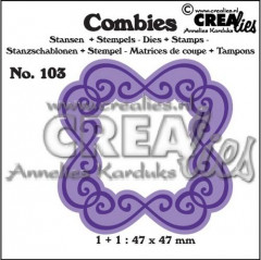Crealies Combies - Nr. 103 - Rahmen C