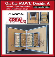 Crealies On The Move Design A geraden Knaten