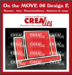 Crealies On The MOVE Mix - Center Step Card mit Quadrat