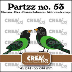 Crealies Partzz - 2 Vögel