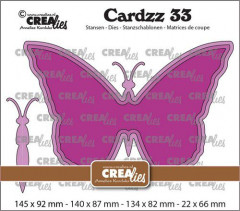 Crealies Cardzz - Nr. 33 Monarchfalter