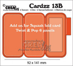 Crealies Cardzz - Nr 13B - Add-On für Twist and Pop 6 panels