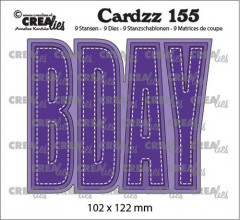 Crealies Cardzz - Nr. 155 - BDAY
