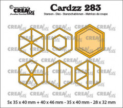 Crealies Cardzz - Elements Sechsecke