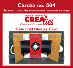 Crealies Cardzz - Gate fold shutter