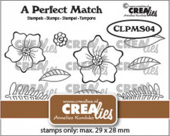 Crealies A perfect Match Stamps - Blumenstrauß A