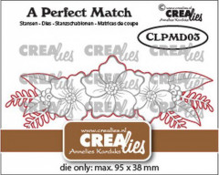 Crealies A Perfect Match Dies Mix - Blumen A