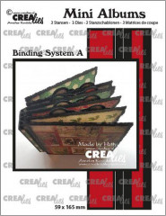 Crealies Mini Albums Stanze - Bindesystem A