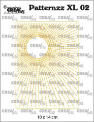 Crealies Patternzz XL - Genähte Sonne