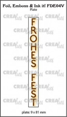 Crealies Foil, Emboss and Ink it - FROHES FEST (DE)