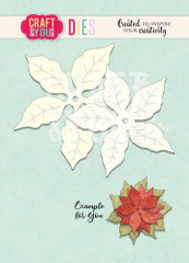 Craft and You Cutting Die - Poinsettia 2