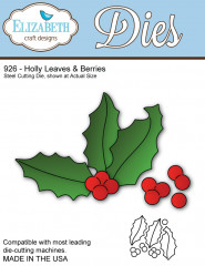 Metal Cutting Die - Holly Leaves & Berries