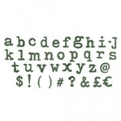 Bigz XL Alphabet Die - Typo Lower